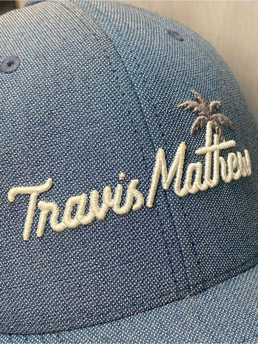 TravisMathew Blue Heather Bay Islands Snapback Hat